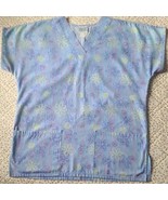 Simply Basic ~ Floral Design ~ Size Small ~ Scrub Top - $284.23 MXN