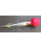 Vintage Medical Glass Asepto Syringe Baster Rubber Bulb Becton Dickinson... - £14.93 GBP