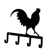 Village Wrought Iron Rooster Key Holder Key Hooks - €21,66 EUR