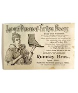 Rumsey Bros Ladies Boots 1894 Advertisement Victorian Footwear 7 ADBN1yy - $374.91 MXN