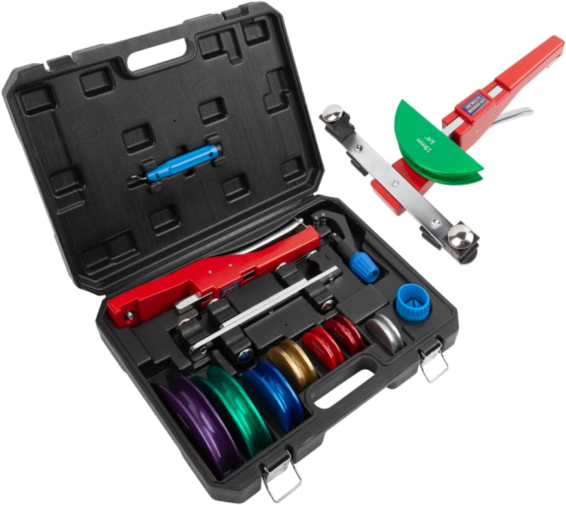 Tube Bender Kit Includes 1/4-7/8 Sizes Refrigeration Ratcheting Tubing B... - $160.69