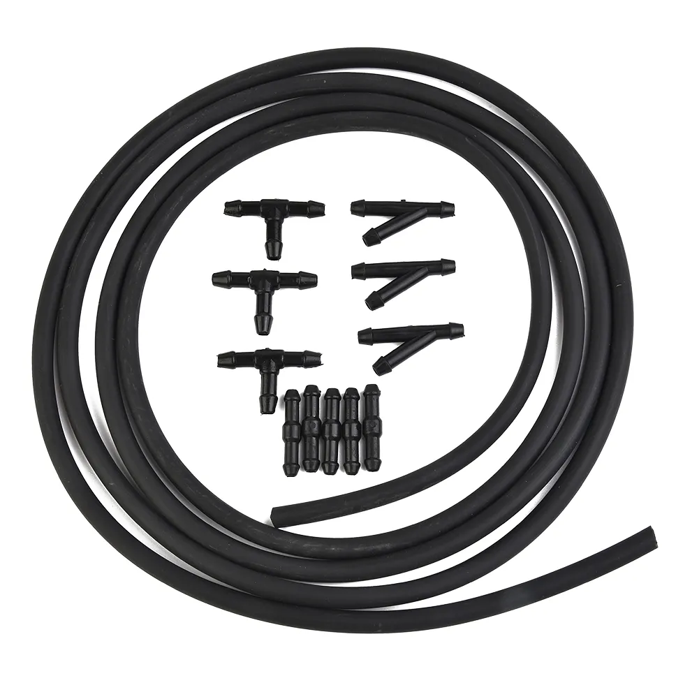 Car Windshield Washer Hose  With Connector Kit T-Piece Tube Pipe Splitter - $13.04