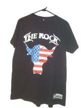 WWE  WWF Wrestling The Rock Team Bring  It Black T Shirt Adult Size Xl  - £39.55 GBP