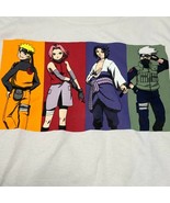 Naruto Shippuden XL T-Shirt Kakashi Sasuke Sakura Off White Ripple junct... - €21,41 EUR