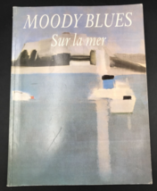 VTG 1988 Moody Blues Sur la mer Songbook w/ Poster VF 1514 Piano Guitar Vocal - £22.30 GBP