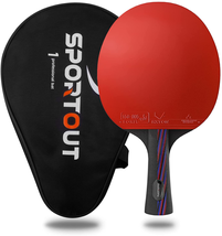 Sportout Ping Pong Paddle, Professional Table Tennis Racket with Case, T... - £25.03 GBP