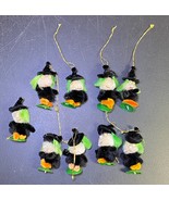 Vintage Witches Chenille Pipe Cleaner Lot of 9 Rare Halloween Ornament F... - £23.51 GBP