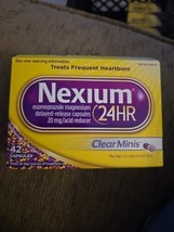 4 Box Nexium 24HR Treats Frequent Heartburn Clear Minis 42 Capsules(M11) - £54.71 GBP