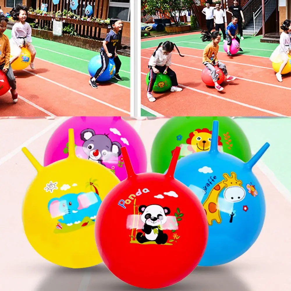 45CM Random Color Children Kindergarten Outdoor Sports Jump Games Bouncing Balls - £14.61 GBP
