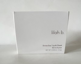 Lilah B Divine Duo Lip &amp; Cheek Shade &quot;B Incredible&quot;  0.08oz Boxed  - £39.36 GBP