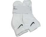 Nike Everyday Cushioned Ankle Socks (6 Pack) Mens 8-12 White NEW SX7669-100 - $26.99
