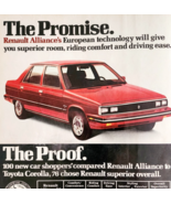 1986 Renault Alliance DT Car Advertisement Montreal Canadiens NHL Hockey... - €21,77 EUR