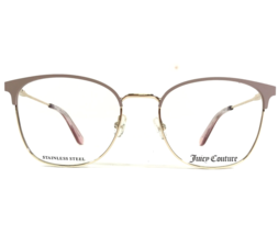 Juicy Couture Eyeglasses Frames JU212 8KJ Pink Mauve Gold Cat Eye 51-18-140 - $41.96