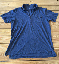 Kuhl Men’s Short Sleeve Polo Shirt Size L Blue E1 - £15.56 GBP