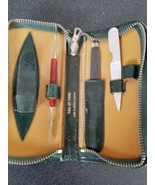 Vintage Manicure Nail Set, With Zip Up Case Made In Western Germany Hall... - $10.73 CAD