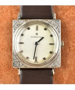 *Vintage Hamilton 14K Solid Gold Diamond Men&#39;s Wrist Watch - $906.60