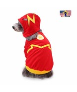 Flash Pattern Dog Cat Pet Costume Dress Clothes Outfit Vest Halloween Co... - £8.87 GBP+