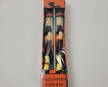 Vintage Pair 1996 Magic Creations Halloween Holiday Witch Wax Candles Ne... - $9.40