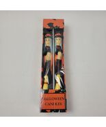 Vintage Pair 1996 Magic Creations Halloween Holiday Witch Wax Candles Ne... - $13.01 CAD