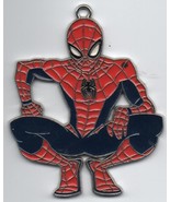 Spiderman Marvel Enamel Metal Keychain Spider-man Keyring Spider man Pen... - $19.99
