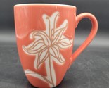 Starbucks Coffee Company 2006 Peach Spring Summer Flower Floral Mug Cup ... - £10.17 GBP