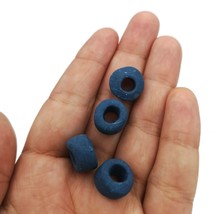4Pc Handmade Ceramic Spacer Tube Beads For Jewelry Making Or Macrame, Ma... - £6.85 GBP