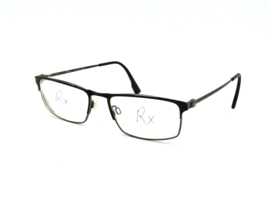 Flexon E1075 Men&#39;s Memory Metal Eyeglasses Frame, 001 Black. 53-17-140 #C86 - £47.38 GBP