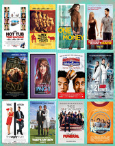 12 MINI MOVIE POSTER  &quot; COMEDY&quot;  LOT  11 x 17 &amp; 20 X 17  ORIGINAL  NM  &quot;... - $6.00
