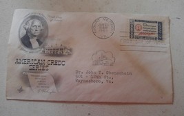 000 American Credo Series FDC Stamp Envelope Mount Vernon Waynesboro VA George - £5.60 GBP