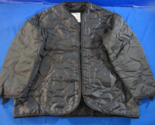 NEW M-65 MILITARY FIELD JACKET PARKA LINER QUILTED INSULATED BLACK MEDIUM - $37.25