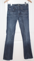 7 For All Mankind  Denim Blue Jeans Women&#39;s Size 24 - £39.34 GBP