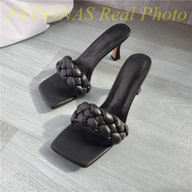 Concise Open-Toed Women Sandals SlingbaSlippers Elegant High Heels Pumps New Fas - £75.80 GBP