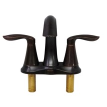 Moen 6410ORB Eva 4&quot; Centerset 2-Handle High-Arc Bathroom Faucet - Oil Ru... - $118.90