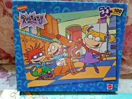 Nickelodeon Rugrats Vintage 1998 100 Pc. Jigsaw Puzzle Mattel No. 42315 COMPLETE - £9.35 GBP