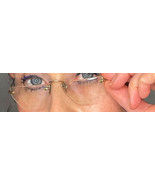 1920s Sexy Secretary Eye Glass Frames Gilded Metal Art Deco 1920s 1930s - €153,74 EUR