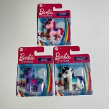 NEW Set of 3 Dreamtopia Unicorns Barbie Accessories Mattel Toys - £8.50 GBP