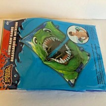 Splash &amp; Swim Arm Band Inflatable Ages 4+ 9&quot; x 6&quot; Dinosaur Bites Teeth - £4.32 GBP