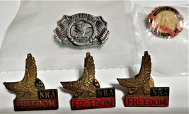 lot of 5 Pins NRA Smith &amp; Wesson - $17.50
