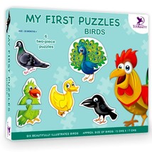 6-in-1 Educational Toys for 2 Year Old, Animal Jigsaw Puzzle + FREE SHIPPING - £19.76 GBP