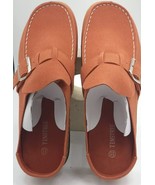 Women’s Size 8.5 Slip On Mule Tinstree Orange Cork Rubber Sole - £17.86 GBP