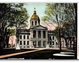 Stato Capitol Costruzione Hartford Connecticut Cromata Unp DB Cartolina E17 - $3.03