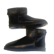 UGG Classic Mini Bomber Suede Sheepskin Boots Mens Size 18 Black 1007307 - $87.51