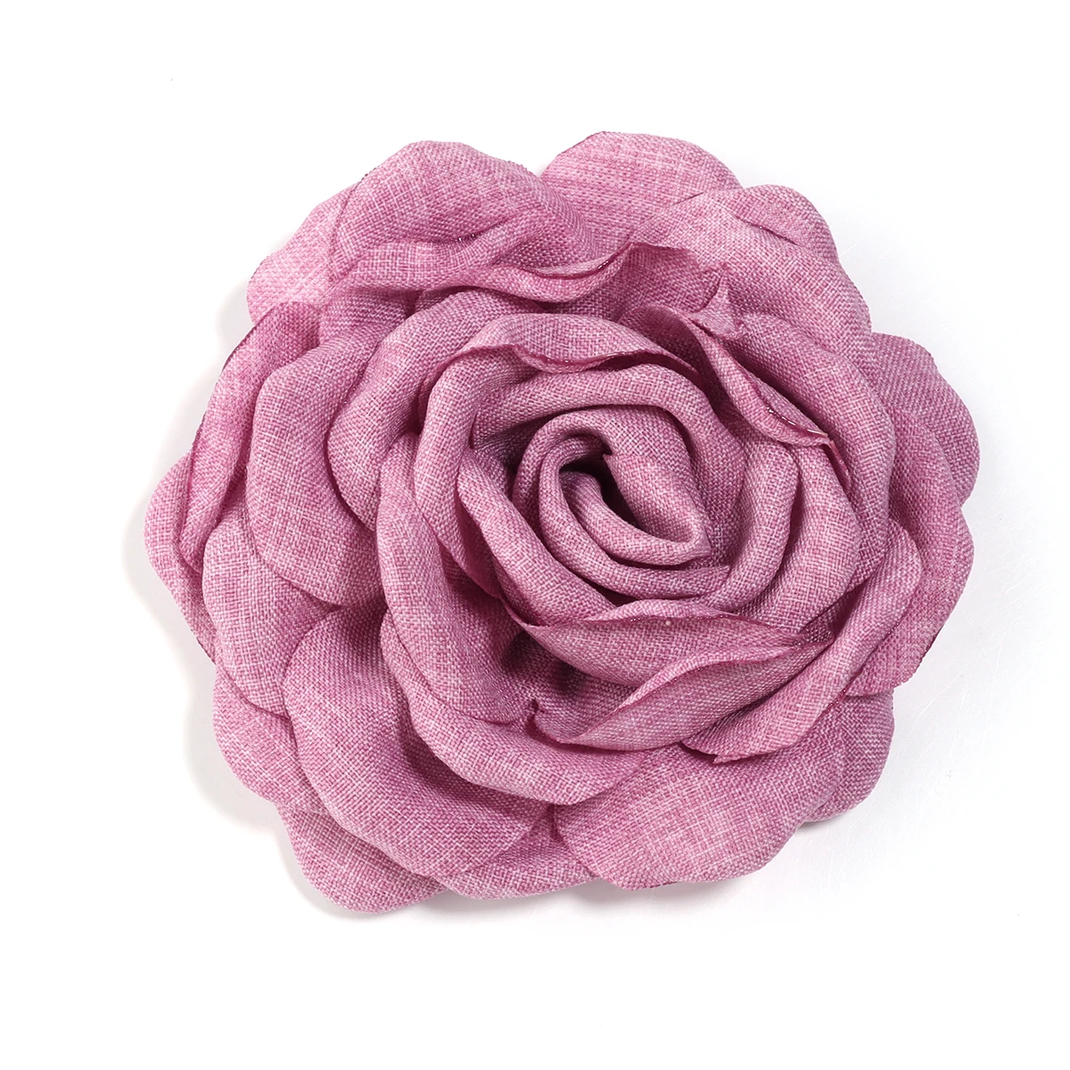1pcs 9cm Colorful Handmade Fabric Camellia Flowers Burned Edge For -Deep... - €3,82 EUR
