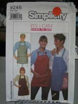 Simplicity 9245 Adult&#39;s Apron Pattern - One Size - $13.21