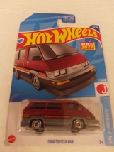 Hot Wheels 2022 #173 Dark Red 1986 Toyota Van HW J-Imports Series 07/10 MOC  - £7.47 GBP