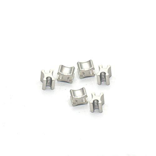 Bluemoona 50 Pcs - #3 Zipper Stopers Spiral Slider for Bottom Rescue Repair Top
