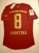 Leon Goretzka Bayern Munich Oktoberfest Match Slim Red Soccer Jersey 2022-2023 - £78.31 GBP