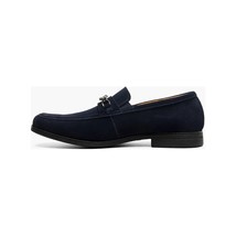 Stacy Adams Ravelle Moc Toe Bit Slip On Shoes Navy Suede 25680-415 image 6