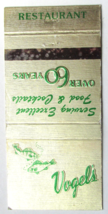 Vogel&#39;s Restaurant - Whiting, Indiana 30 Strike Matchbook Cover Matchcover IN - £1.37 GBP