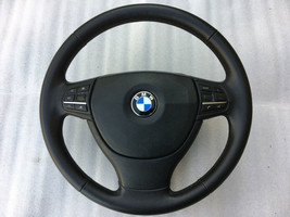 BMW OEM leather steering wheel F01, F02, F03, F07, F10, F11, F18 - £138.48 GBP